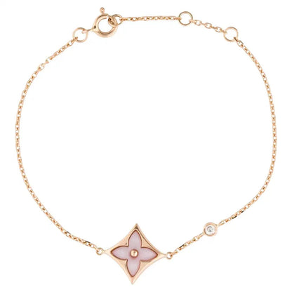 [Ornora Jewelry]STAR 1 DIAMOND PINK GOLD BRACELET