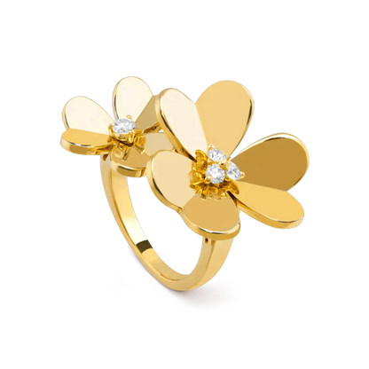 [Ornora Jewelry]CLOVER COMOS GOLD DIAMOND RING