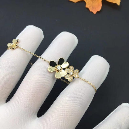 [Ornora Jewelry]FRIVOLE GOLD 5 FLOWERS BRACELET