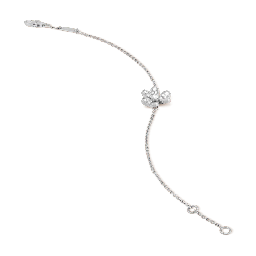 [Ornora Jewelry]FRIVOLE SILVER FLOWER DIAMOND BRACELET