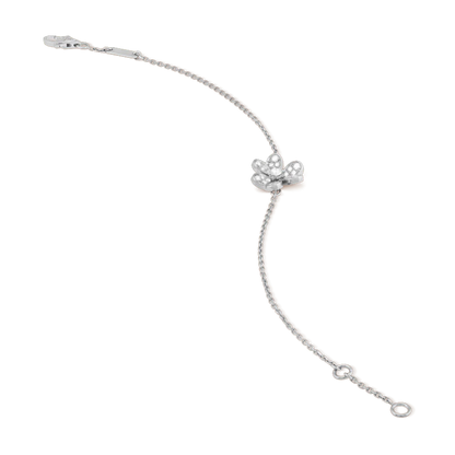 [Ornora Jewelry]FRIVOLE SILVER FLOWER DIAMOND BRACELET