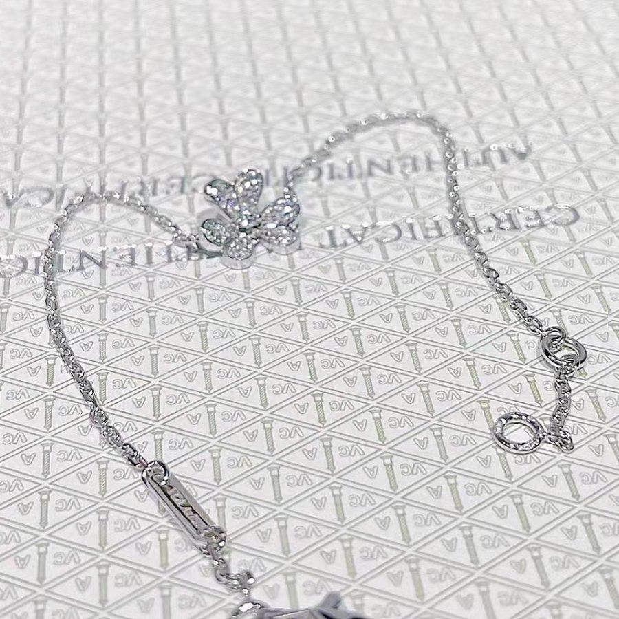 [Ornora Jewelry]FRIVOLE SILVER FLOWER DIAMOND BRACELET