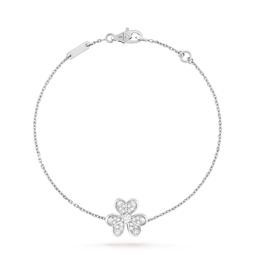 [Ornora Jewelry]FRIVOLE SILVER FLOWER DIAMOND BRACELET