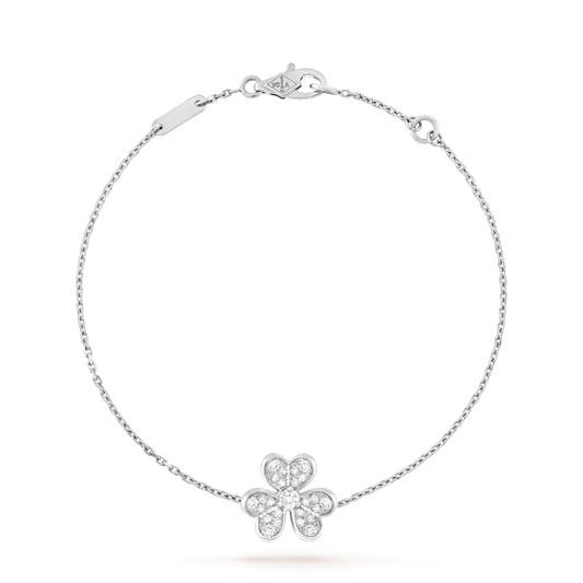 [Ornora Jewelry]FRIVOLE SILVER FLOWER DIAMOND BRACELET