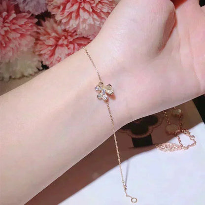 [Ornora Jewelry]FRIVOLE GOLD FLOWER DIAMOND BRACELET