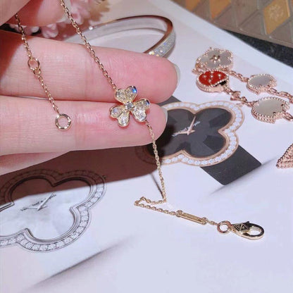 [Ornora Jewelry]FRIVOLE GOLD FLOWER DIAMOND BRACELET
