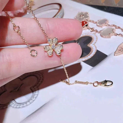 [Ornora Jewelry]FRIVOLE GOLD FLOWER DIAMOND BRACELET