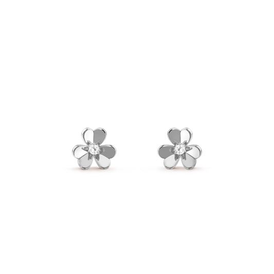 [Ornora Jewelry]FRIVOLE MINI SILVER FLOWER EARRINGS
