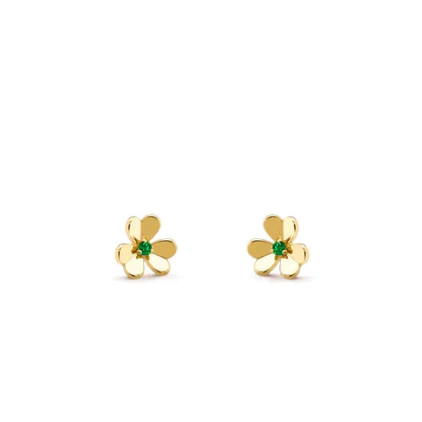[Ornora Jewelry]FRIVOLE  FLOWER MALACHITE EARRINGS