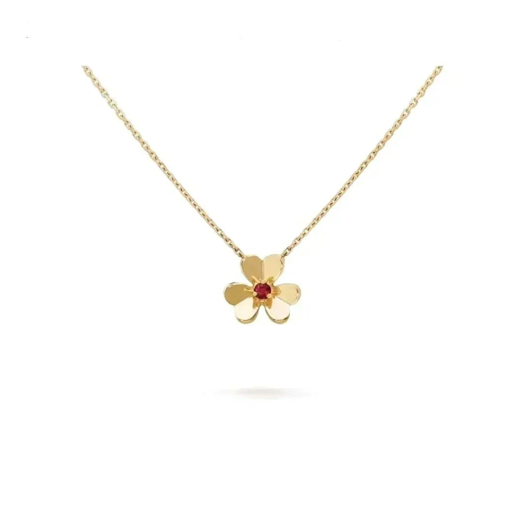 [Ornora Jewelry]FRIVOLE GOLD FLOWER NECKLACE