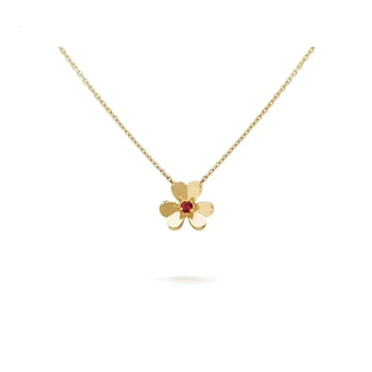 [Ornora Jewelry]FRIVOLE GOLD FLOWER NECKLACE