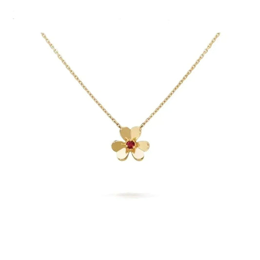 [Ornora Jewelry]FRIVOLE GOLD FLOWER NECKLACE