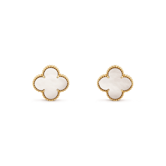 [Ornora Jewelry]CLOVER MINI GOLD EARRINGS