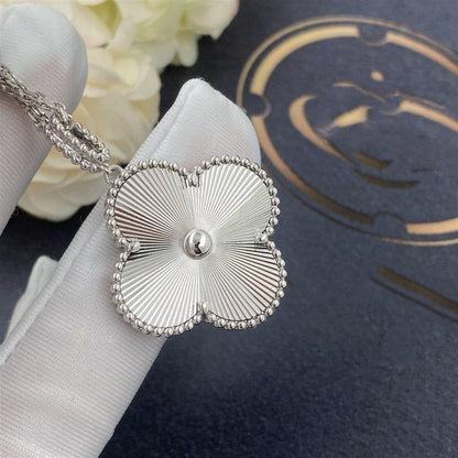 [Ornora Jewelry]CLOVER 25MM SILVER BIG CLOVER NECKLACE