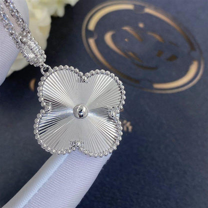 [Ornora Jewelry]CLOVER 25MM SILVER BIG CLOVER NECKLACE