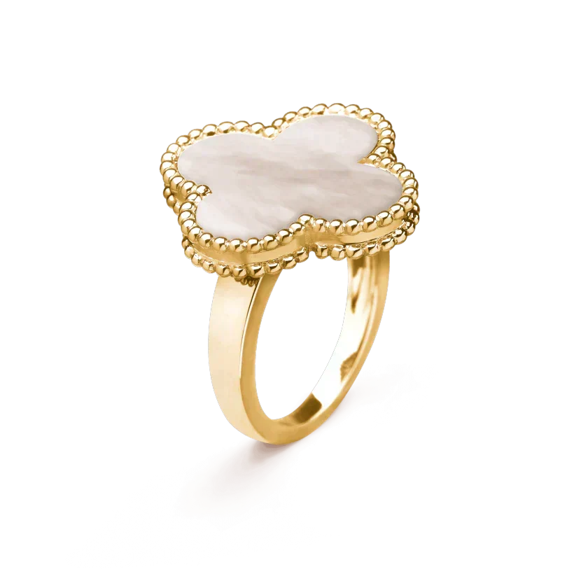 [Ornora Jewelry]CLOVER WHITE MOP RING