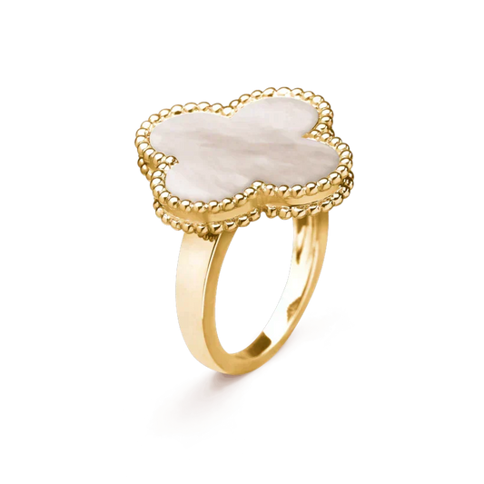 [Ornora Jewelry]CLOVER WHITE MOP RING