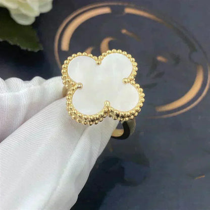 [Ornora Jewelry]CLOVER WHITE MOP RING