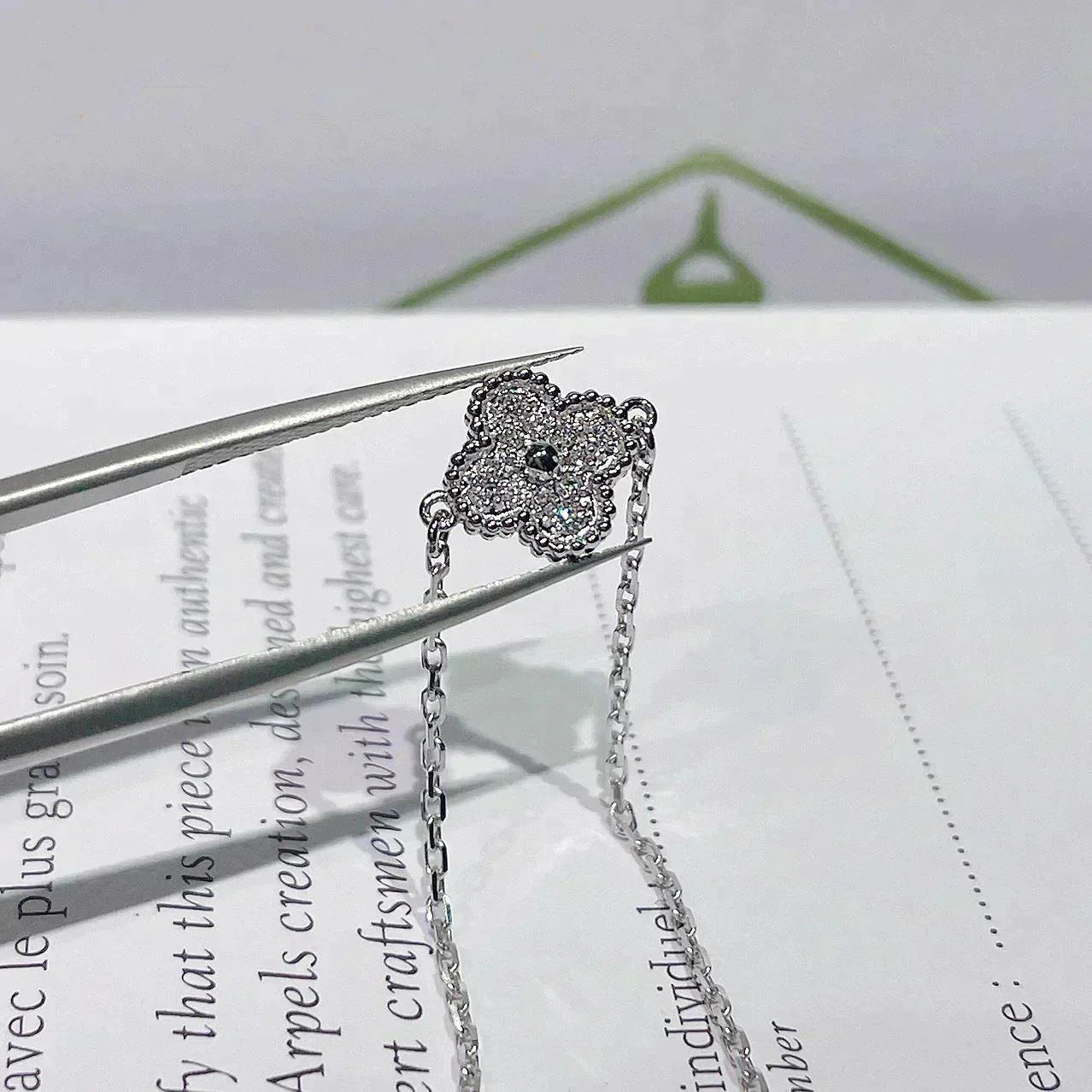 [Ornora Jewelry]CLOVER  SINGLE FLOWER BRACELET SILVER
