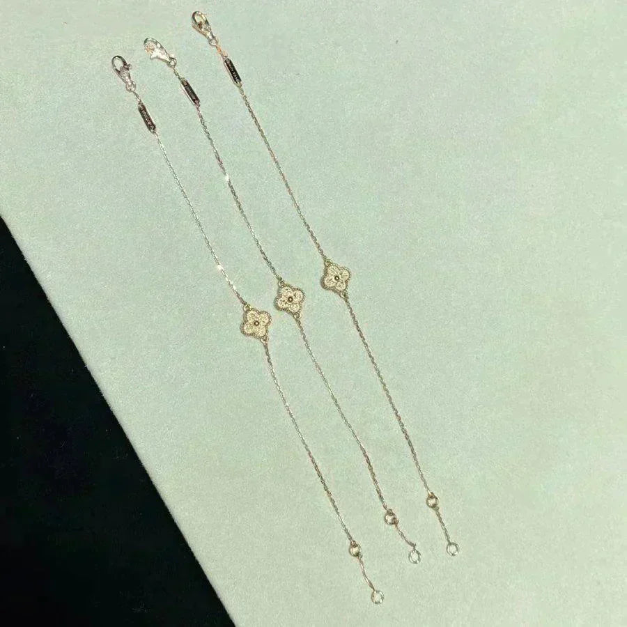 [Ornora Jewelry]CLOVER SINGLE FLOWER BRACELET