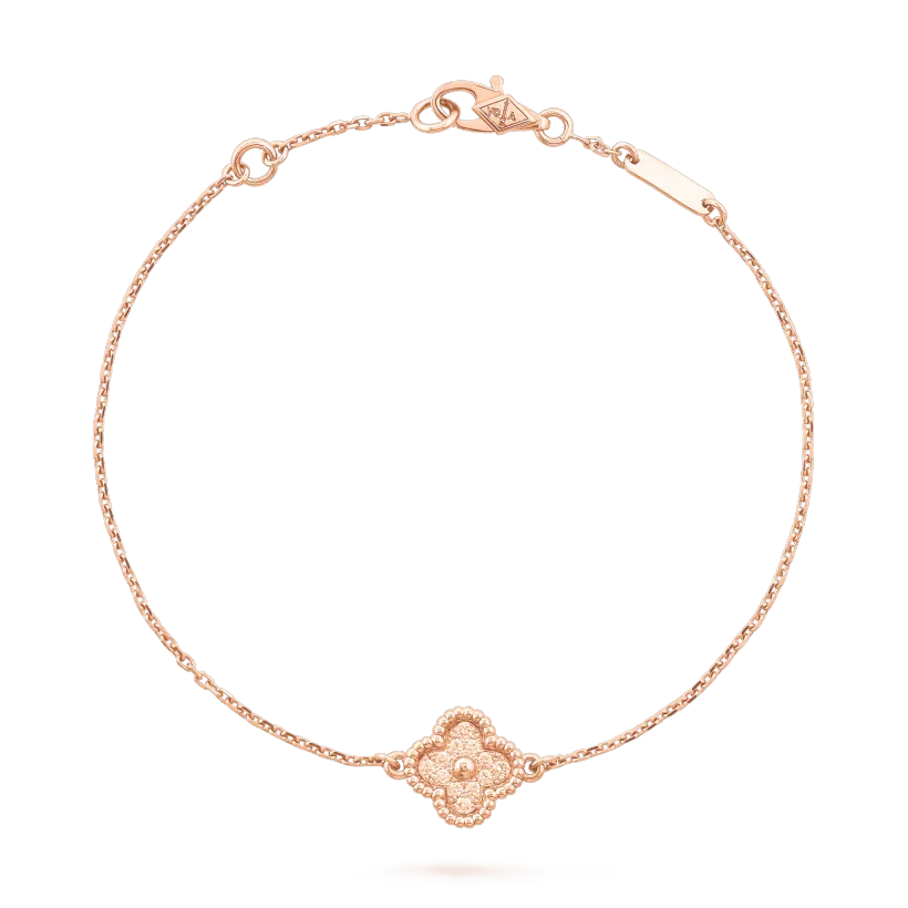 [Ornora Jewelry]CLOVER SINGLE FLOWER BRACELET