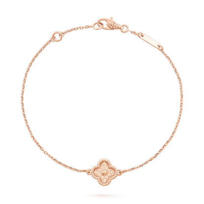 [Ornora Jewelry]CLOVER SINGLE FLOWER BRACELET