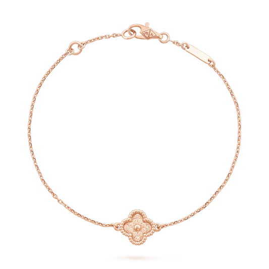 [Ornora Jewelry]CLOVER SINGLE FLOWER BRACELET