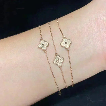 [Ornora Jewelry]CLOVER SINGLE FLOWER BRACELET