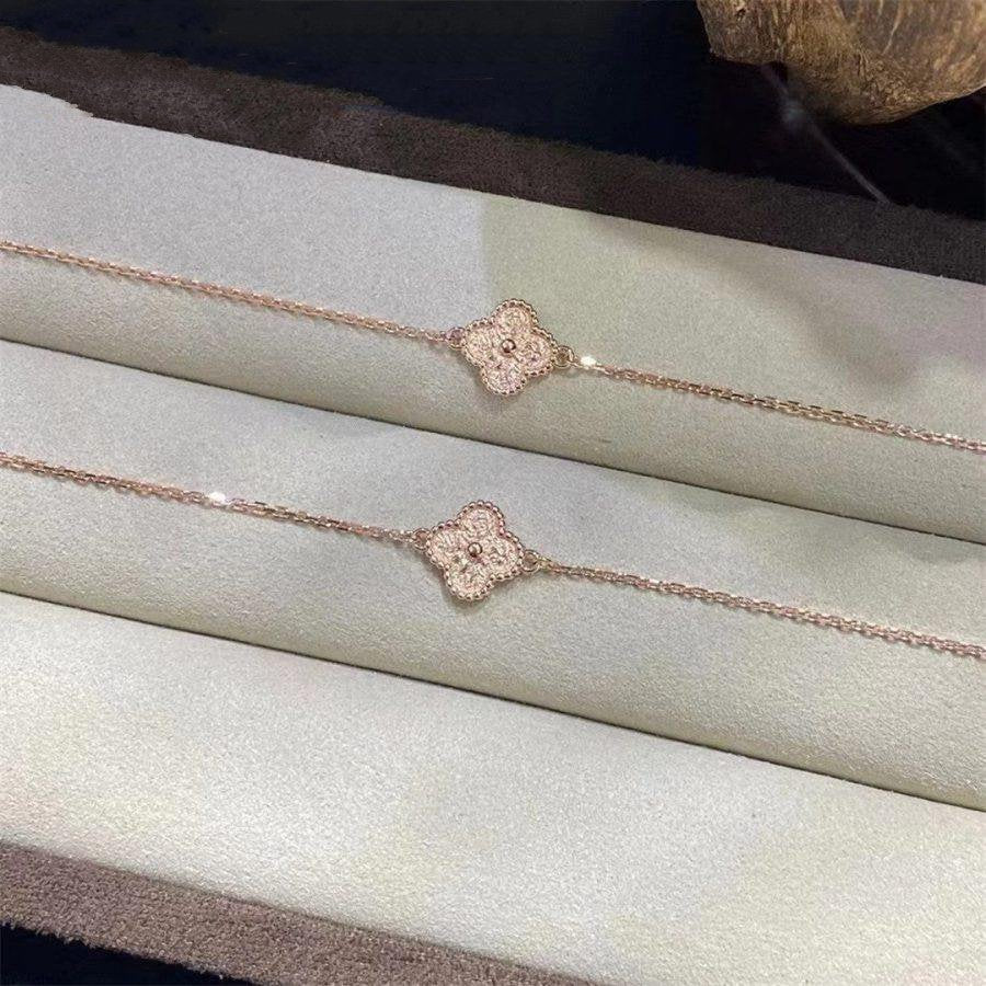 [Ornora Jewelry]CLOVER SINGLE FLOWER BRACELET