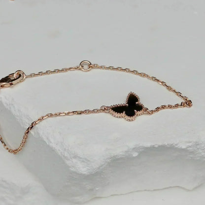 [Ornora Jewelry]BUTTERFLY ONYX  BUTTERFLY BRACELET