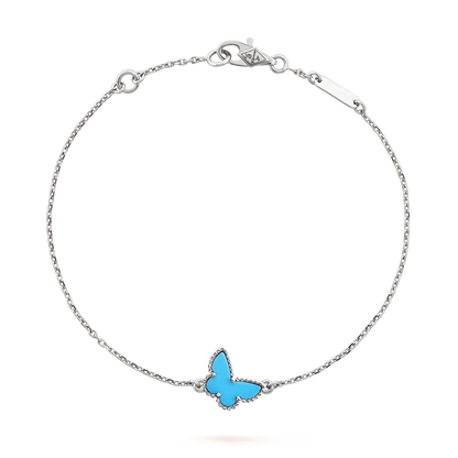 [Ornora Jewelry]BUTTERFLY TURQUOISE BUTTERFLY BRACELET SILVER