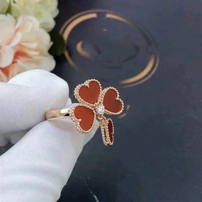[Ornora Jewelry]SWEET CLOVER CARNELIAN RING