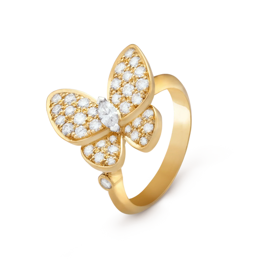 [Ornora Jewelry]BUTTERFLY DIAMOND RING