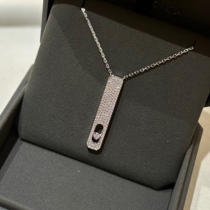 [Ornora Jewelry]MY FIRST DIAMOND PAVED NECKLACE