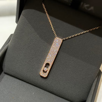 [Ornora Jewelry]MY FIRST DIAMOND PAVED NECKLACE