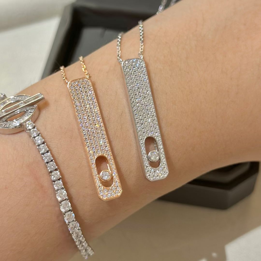 [Ornora Jewelry]MY FIRST DIAMOND PAVED NECKLACE