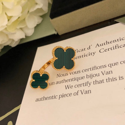 [Ornora Jewelry]CLOVER BETWEEN THE FINGER RING