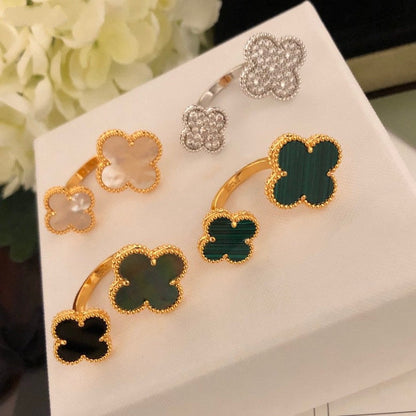 [Ornora Jewelry]CLOVER BETWEEN THE FINGER RING