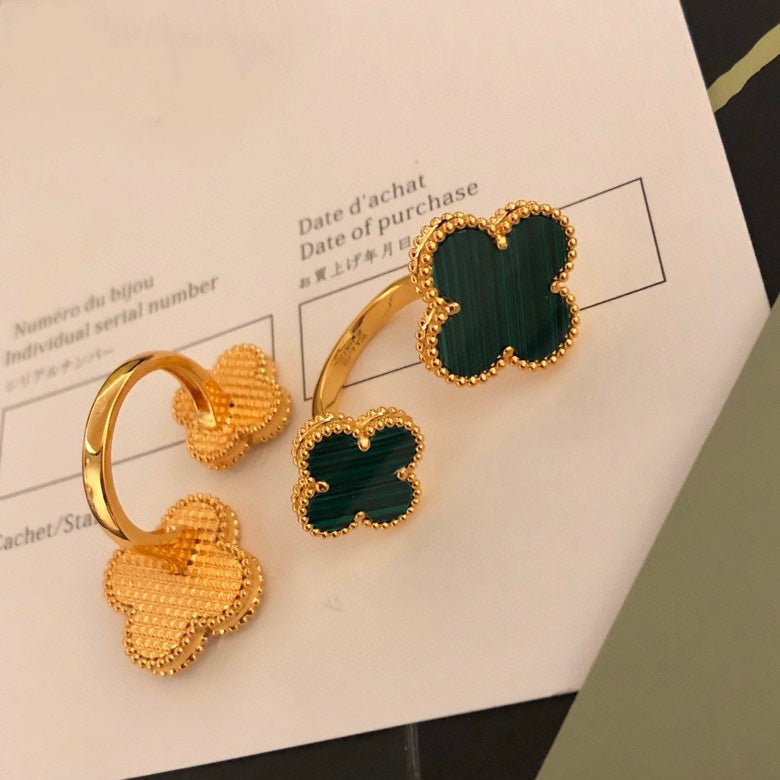 [Ornora Jewelry]CLOVER BETWEEN THE FINGER RING