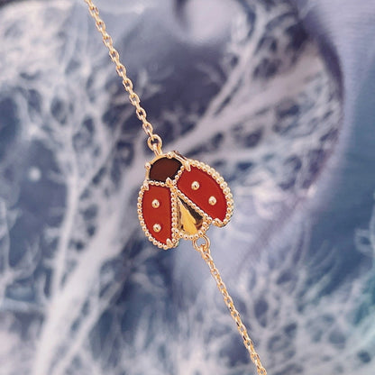 [Ornora Jewelry]LUCKY SPRING 1 MOTIF PINK GOLD BRACELET