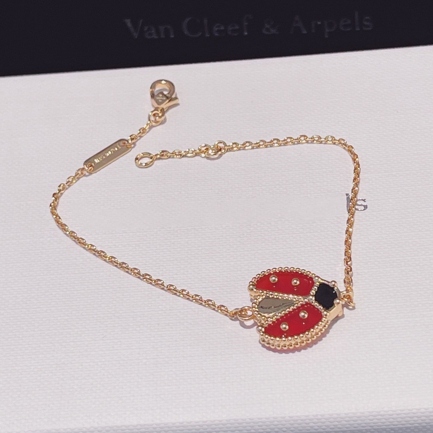 [Ornora Jewelry]LUCKY SPRING 1 MOTIF PINK GOLD BRACELET