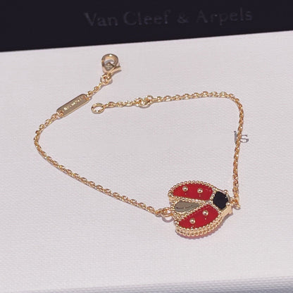 [Ornora Jewelry]LUCKY SPRING 1 MOTIF PINK GOLD BRACELET