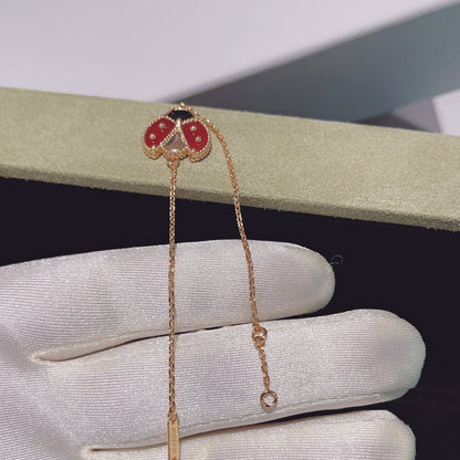 [Ornora Jewelry]LUCKY SPRING 1 MOTIF PINK GOLD BRACELET