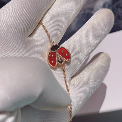 [Ornora Jewelry]LUCKY SPRING 1 MOTIF PINK GOLD BRACELET