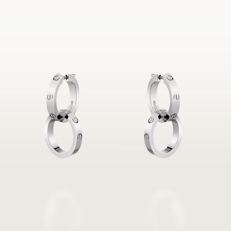 [Ornora Jewelry]LOVE 3.3MM DANGLE EARRINGS
