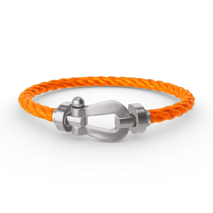 [Ornora Jewelry]FORCE LARGE HORSESHOE NO DIAMOND BRACELET SILVER