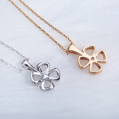 [Ornora Jewelry]FIOREVER NECKLACE DIAMOND CENTER