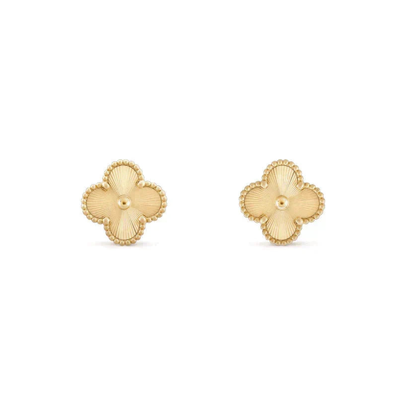 [Ornora Jewelry]CLOVER MEDIUM 1 MOTIFS LASER EARRINGS