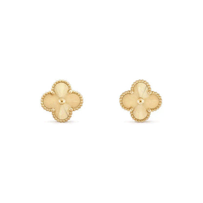[Ornora Jewelry]CLOVER MEDIUM 1 MOTIFS LASER EARRINGS