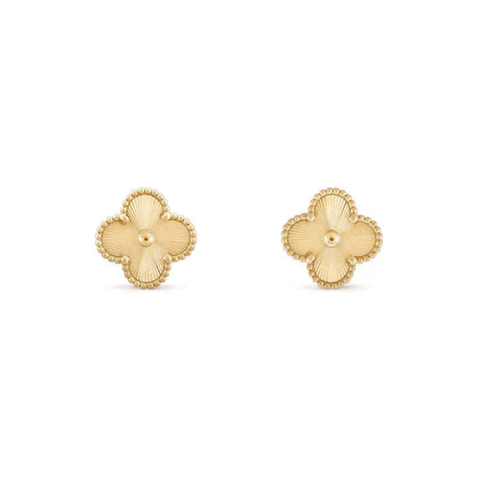 [Ornora Jewelry]CLOVER MEDIUM 1 MOTIFS LASER EARRINGS